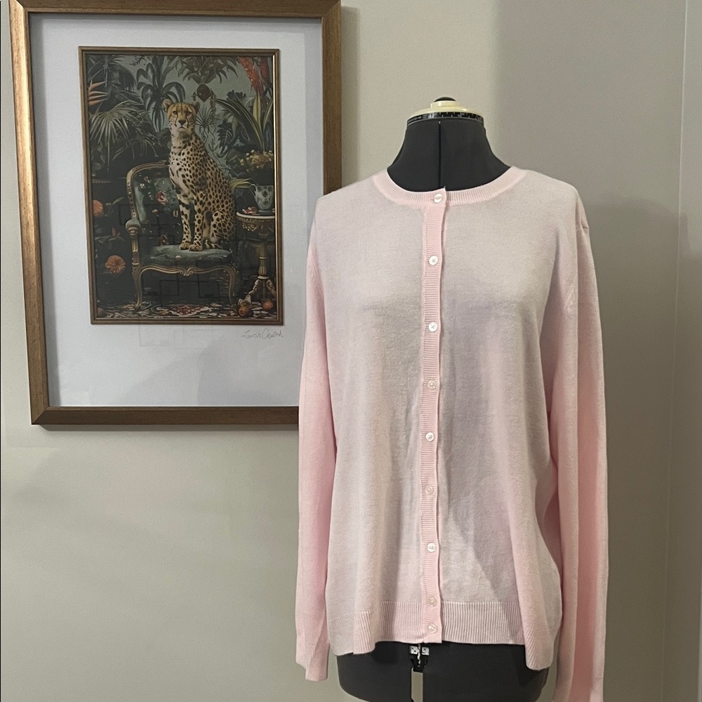 Croft & Barrow Light Pink Women's Cardigan
